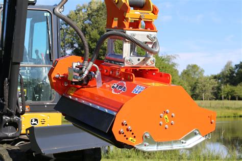 mini digger claw|flail mower for mini digger.